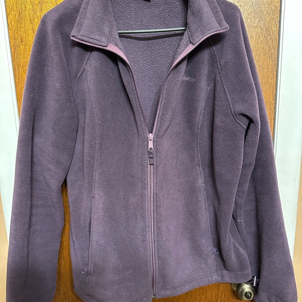 Columbia Women's Dark Purple Fleece Jacket XL